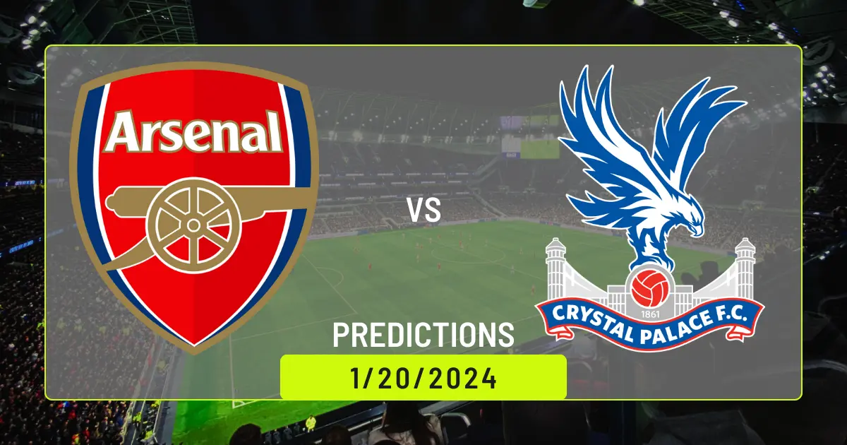 Arsenal vs Crystal Palace AI Prediction