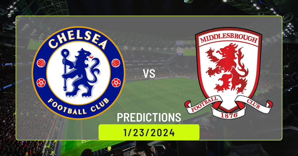 Chelsea vs Middlesbrough Correct Score AI Prediction