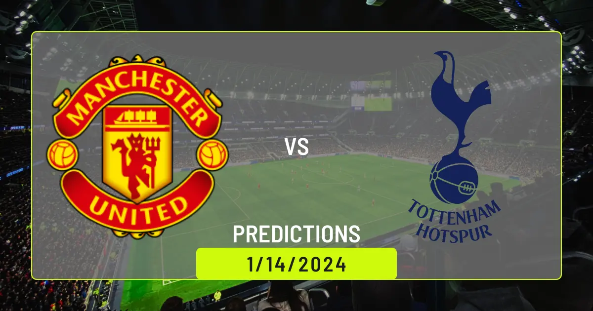 Manchester united tottenham ai prediction
