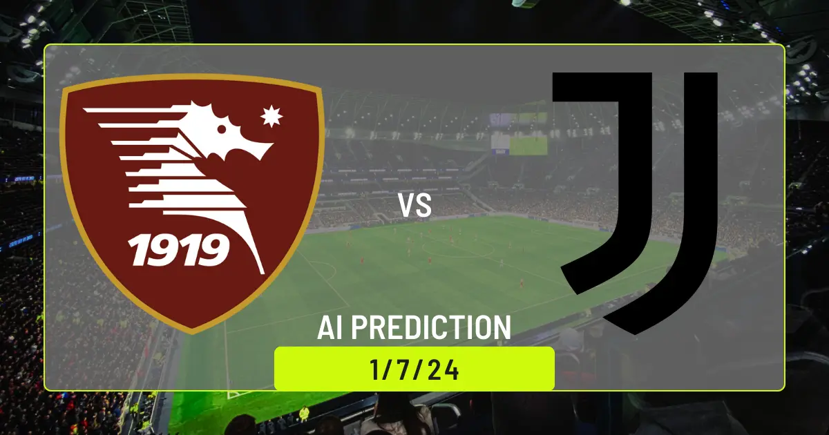 Salernita vs Juventus AI Prediction