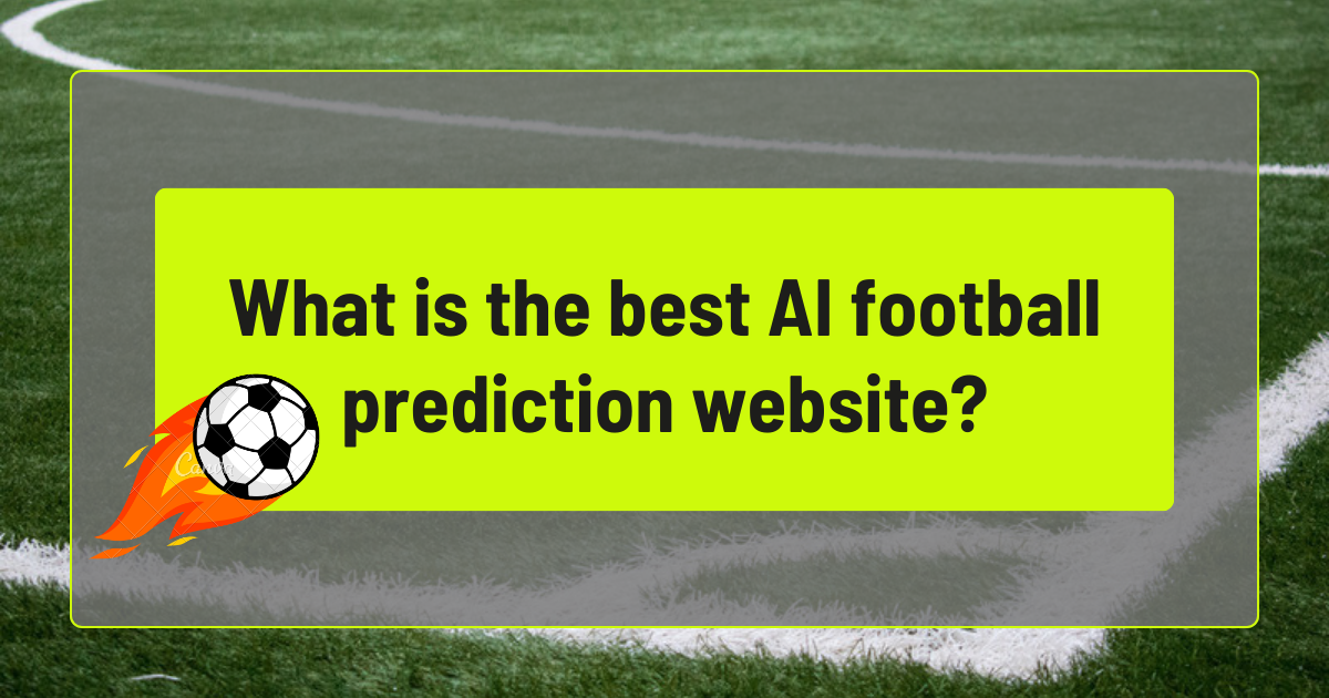 What is the best AI football prediction website
